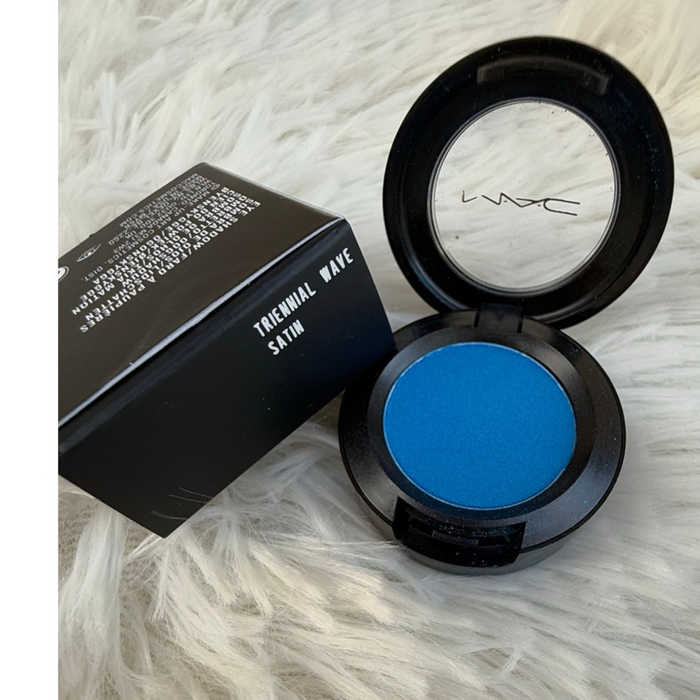 MAC Cosmetics Satin Eye Shadow Triennial Wave Satin Long Wearing 0.5 oz NEW - Picture 4 of 12